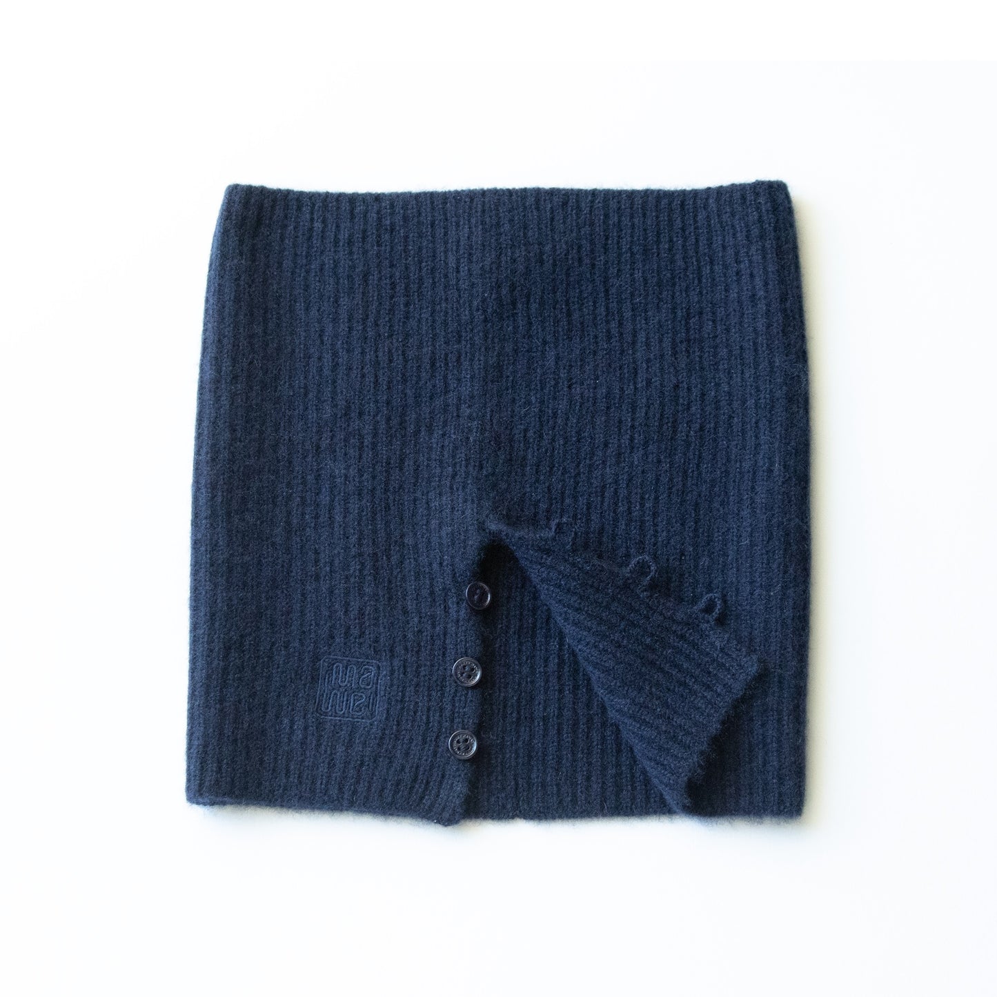 MA61 CASHMERE BUFF WITH BUTTONS