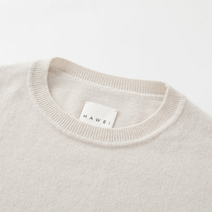 MA02 SLIM CREWNECK CASHMERE SWEATER
