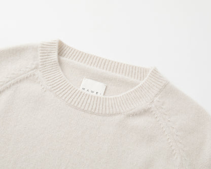 MA50 CASHMERE SADDLE SLEEVE SWEATER