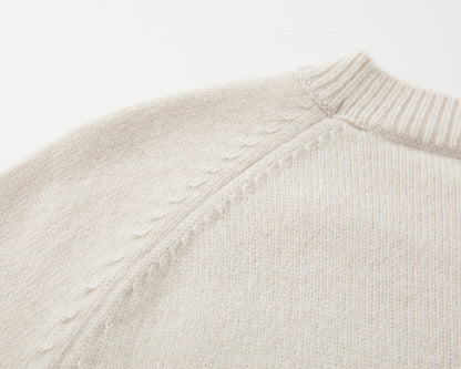 MA50 CASHMERE SADDLE SLEEVE SWEATER