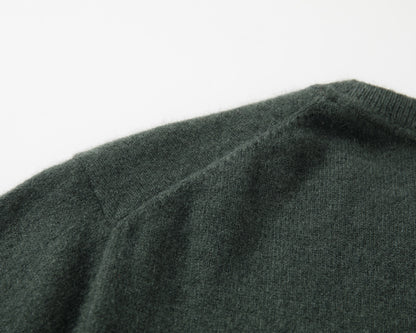 MA03 CASHMERE SHORT SLEEVE CREWNECK SWEATER