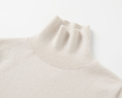MA14 SHORT SLEEVE TURTLENECK CASHMERE SWEATER
