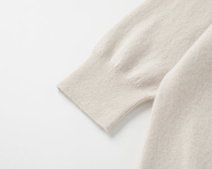 MA14 SHORT SLEEVE TURTLENECK CASHMERE SWEATER