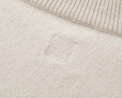 MA53 CASHMERE SHORT SLEEVE TURTLENECK OVERSIZE