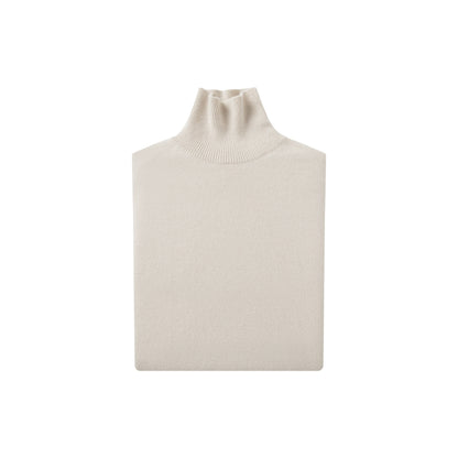 MA53 CASHMERE SHORT SLEEVE TURTLENECK OVERSIZE