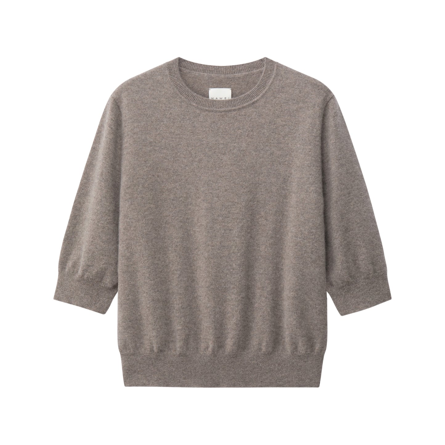 MA03 CASHMERE SHORT SLEEVE CREWNECK SWEATER