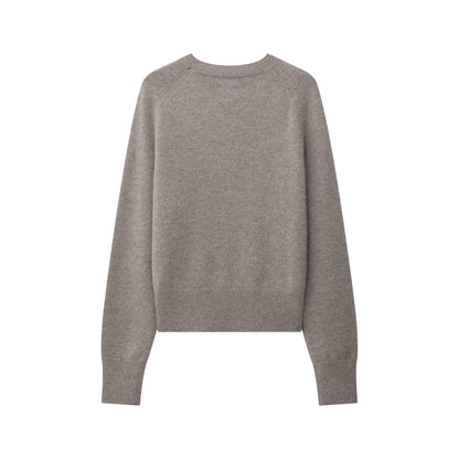 MA50 CASHMERE SADDLE SLEEVE SWEATER