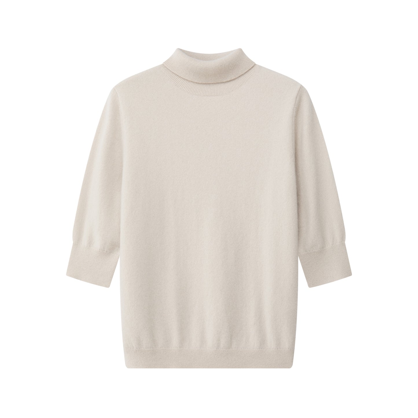 MA14 SHORT SLEEVE TURTLENECK CASHMERE SWEATER