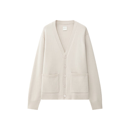 MA52 CASHMERE V NECK CARDIGAN