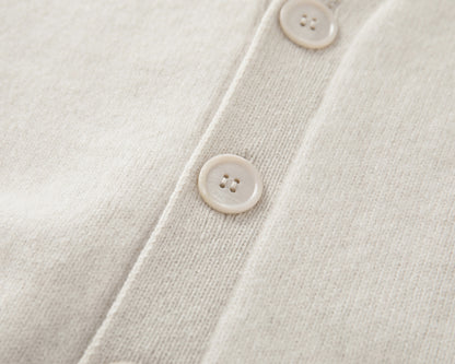 MA52 CASHMERE V NECK CARDIGAN