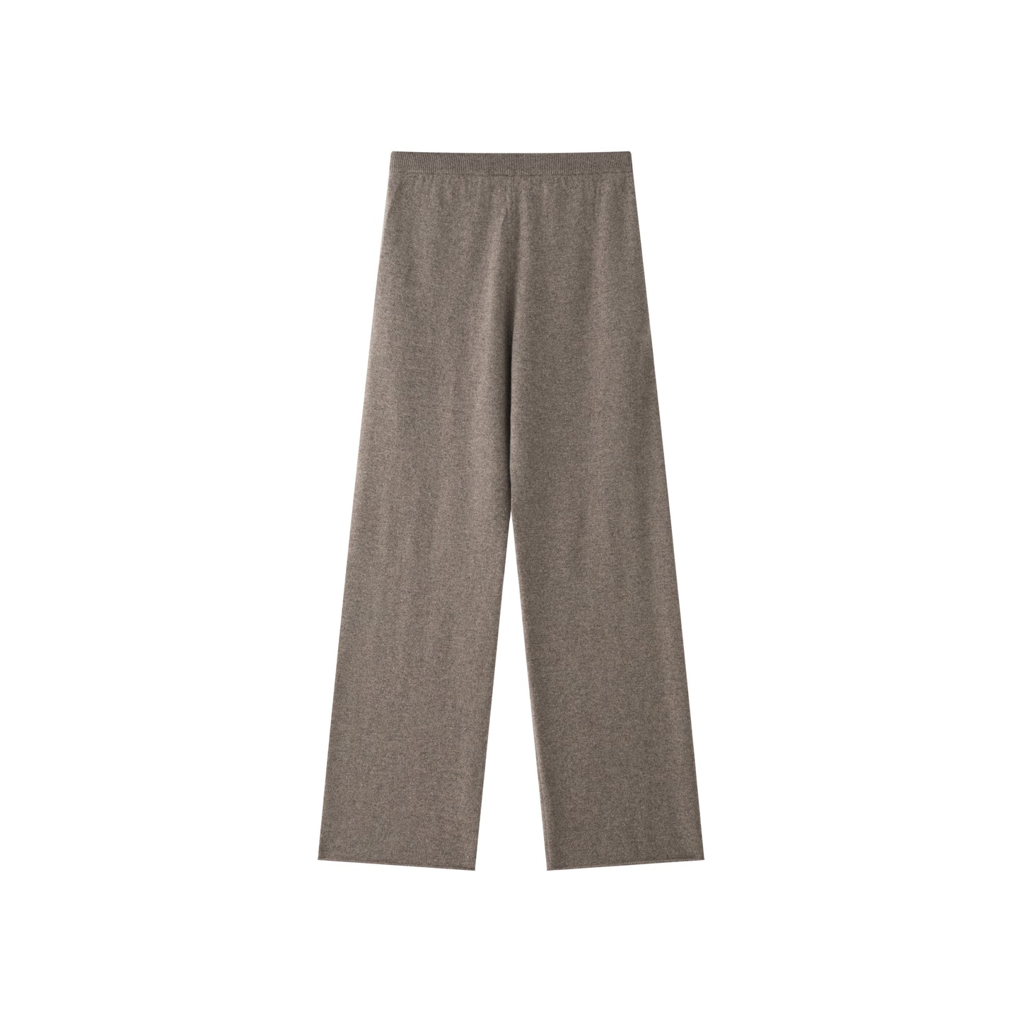 MA44 Cashmere Trousers with pockets by Mawei, grey-brown, flat lay, back view, close up 