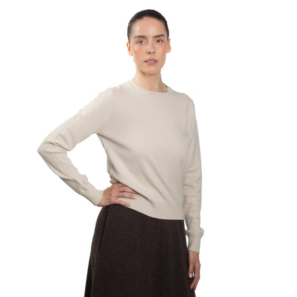 MA02 SLIM CREWNECK CASHMERE SWEATER