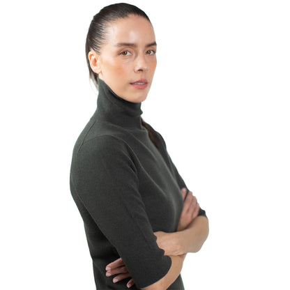 MA14 SHORT SLEEVE TURTLENECK CASHMERE SWEATER
