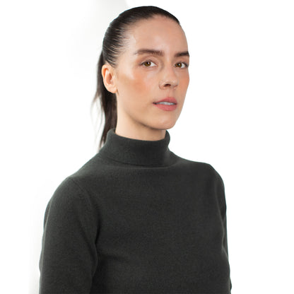 MA14 SHORT SLEEVE TURTLENECK CASHMERE SWEATER