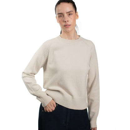 MA50 CASHMERE SADDLE SLEEVE SWEATER