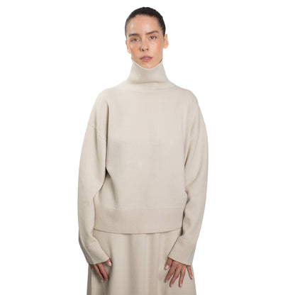 MA51 CASHMERE HIGH NECK SWEATER