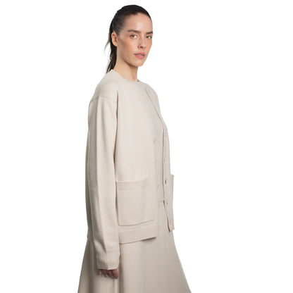 MA52 CASHMERE V NECK CARDIGAN